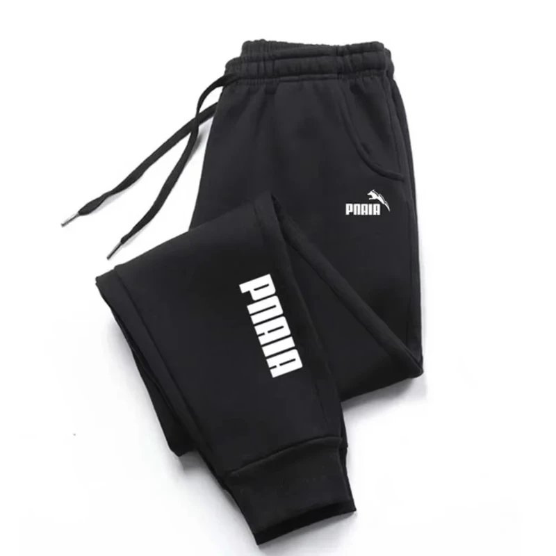 

Fashionable and trendy printed pants with drawstring design, casual sports pants, outdoor jogging and fitness pants