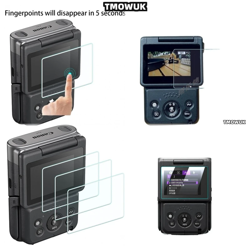 

For Canon Powershot V10, Crystal Clear Screen Guard, Enhances Display While Defending It.
