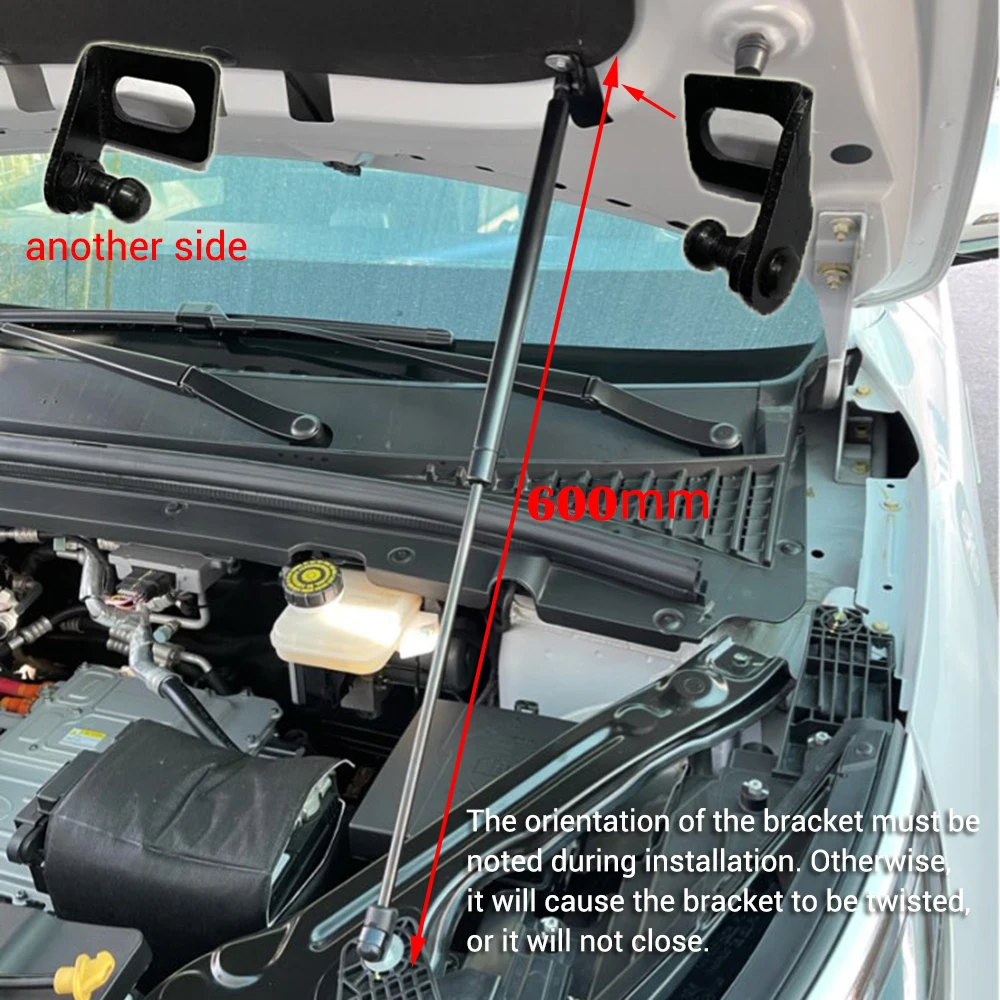 Car Hood Strut Bars Hydraulic Rod for BYD Atto 3 ATTO3 2022 2023 2024 Spring Shock Bracket Absorber Lift Kit Accessories Styling