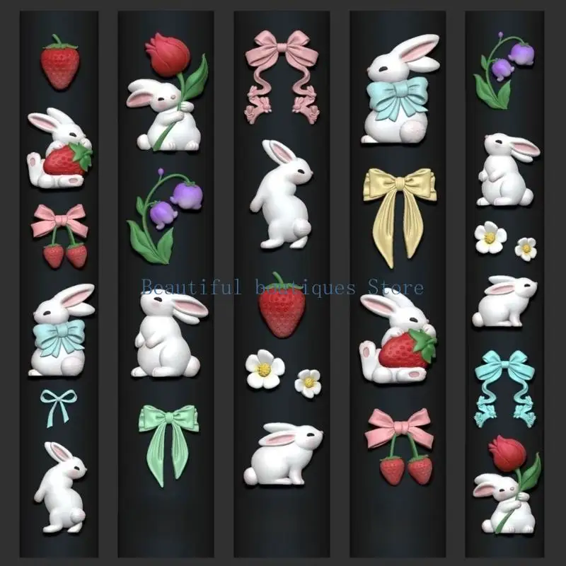 U4LF Creative Art Tool With 3D Relief Patterns Fashion Template Perfect For Making Customized Manicure Accessories