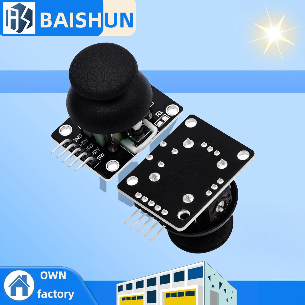 High-Quality Dual-Axis XY Joystick Module - PS2 Joystick Control Lever Sensor KY-023, Rated 4.9/5