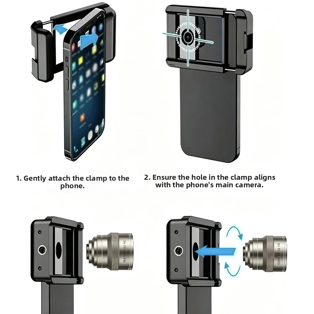 2X Telephoto Lens for Smartphone Cameras - Optimized for Distance for capture with Stable Image Output and Minimal Shake