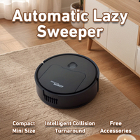 Mini Robot Vacuum Cleaner with Smart Collision Avoidance - USB Rechargeable & Compact Cordless Design for Home, Furniture & Pet