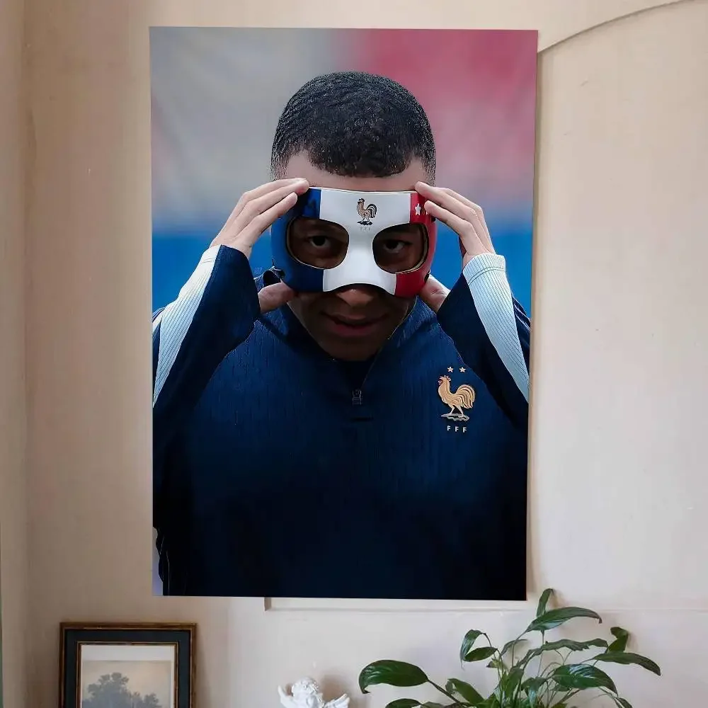 K-Kylian نجم كرة القدم M-Mbappe معلقة البوهيمي نسيج البوهيمي جدار المفروشات ماندالا Kawaii غرفة ديكور