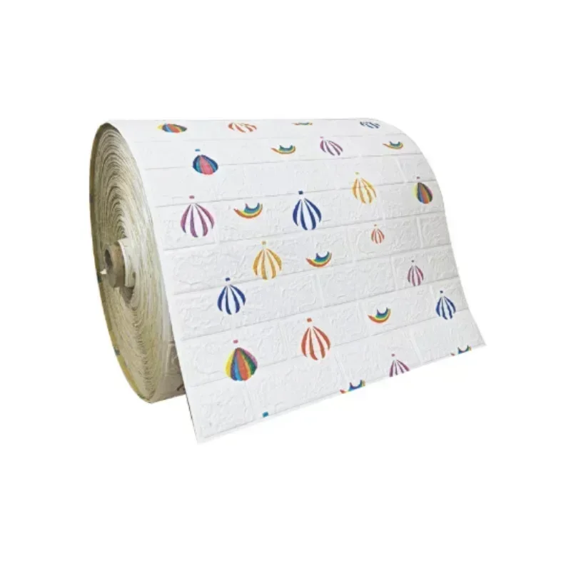 

DIY мультяшная звезда 3D настенные обои наклейка кирпич самоклеящийся воздушный шар небо облако лист детская комната домашний декор мягкая пена защита