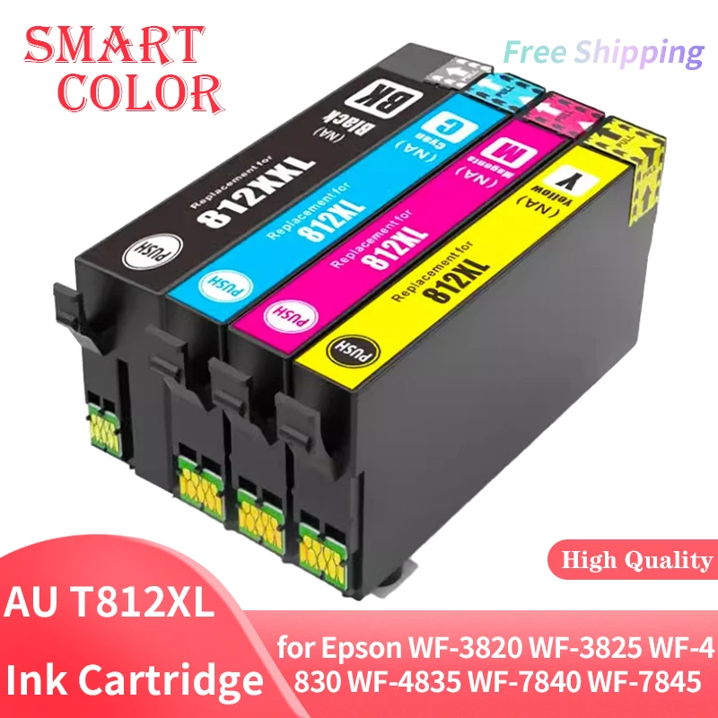 AU T812XL 812XL 812 XL T812 Compatible ink cartridge for Epson WorkForce Pro WF-3820 WF-3825 WF-4830 WF-4835 WF-7830 7840 7845