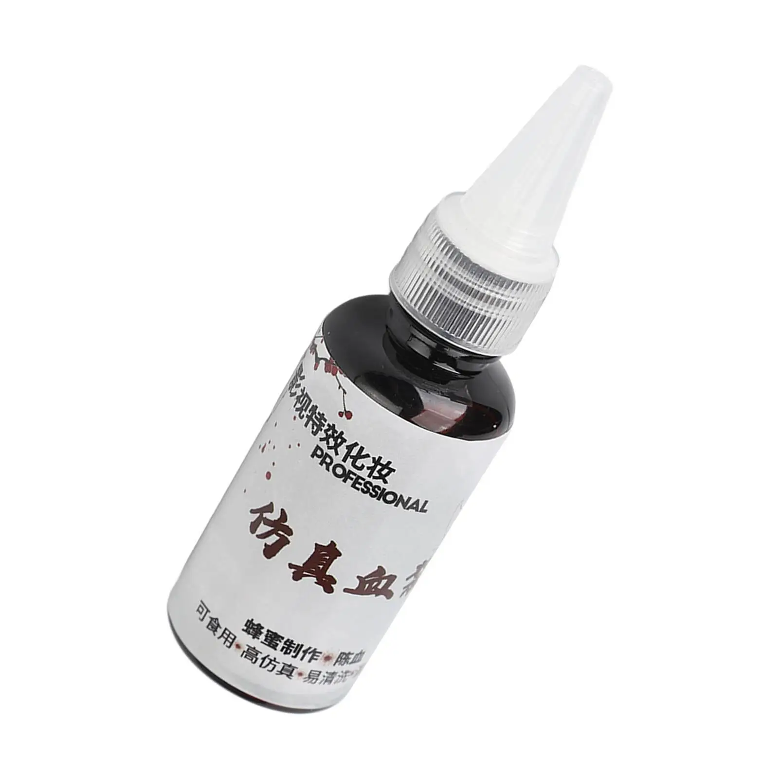 Portable Edible Fake Blood for social Media Makeup - Washable Red Liquid