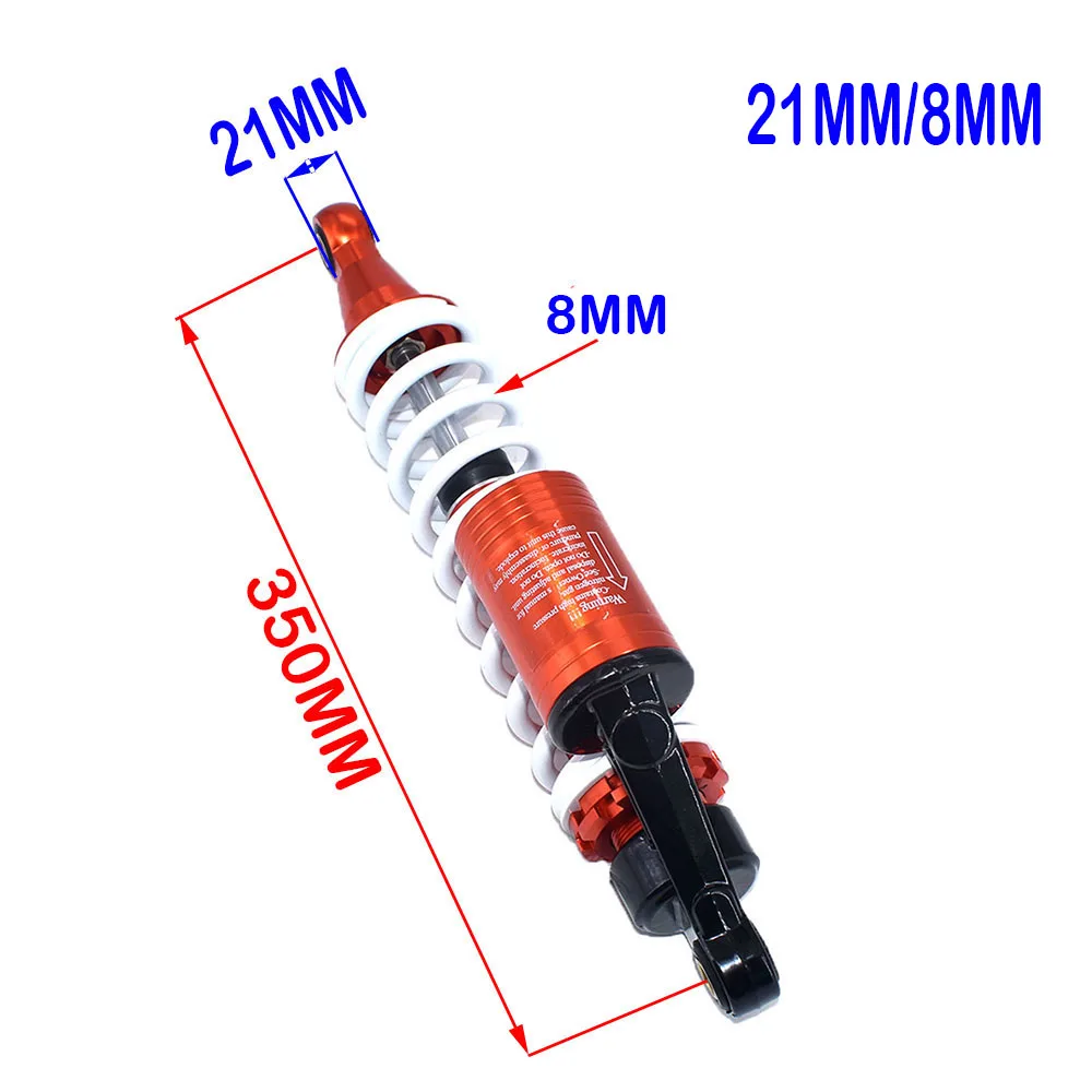 Orange 350mm Front Shock Absorber Fork Shocker Suspension for Quad ATV Go Kart Scooter motorcycle