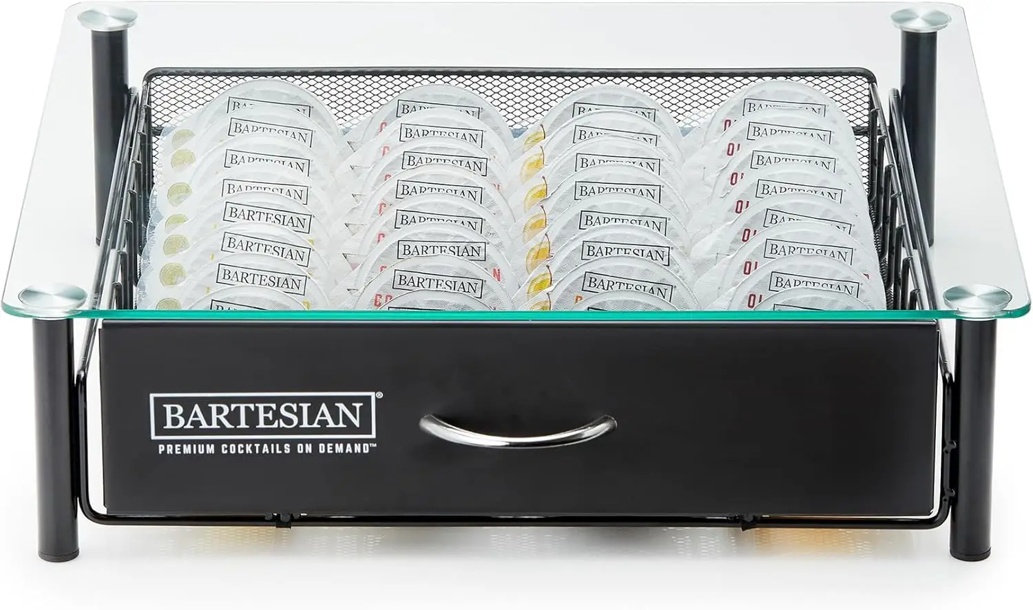 

Cocktail Capsule Organizer - Holds 36 Capsules, Bar Accessory for Cocktail Maker