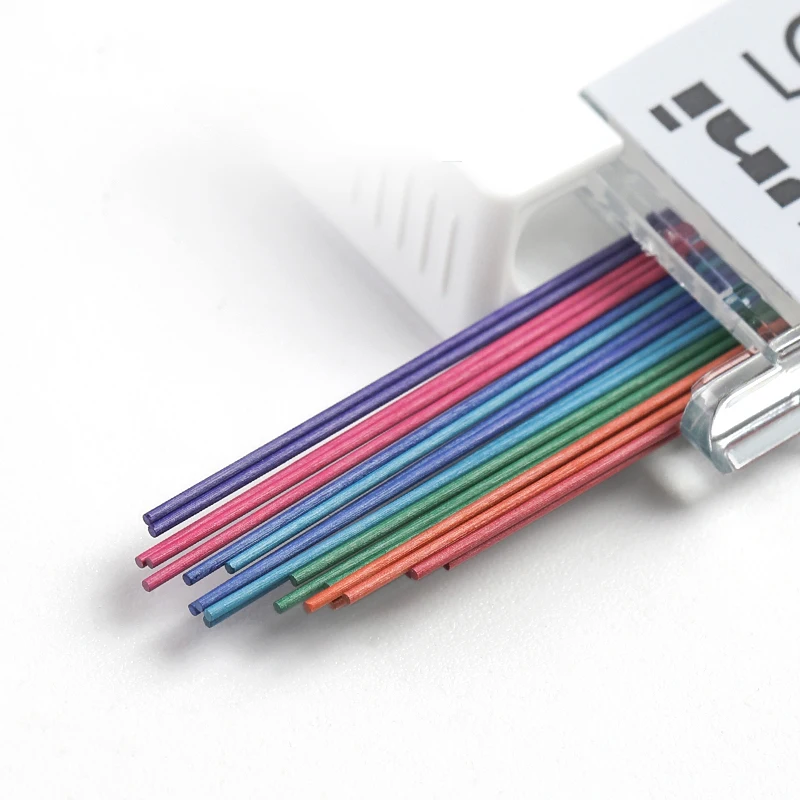 20 Pcs/box UNI 202NDC Mechanical Pencil Leads 0.5mm Colored Automatic Pencil Core Refill for School Art Sketch Drawing Writing