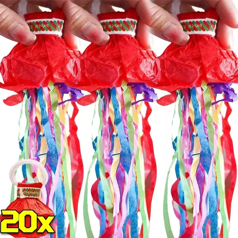 Confetti Streamers Poppers Party Confetti Hand Throw Streamer Paper Crackers for Graduation Wedding Birthday Hand Throw Streamer