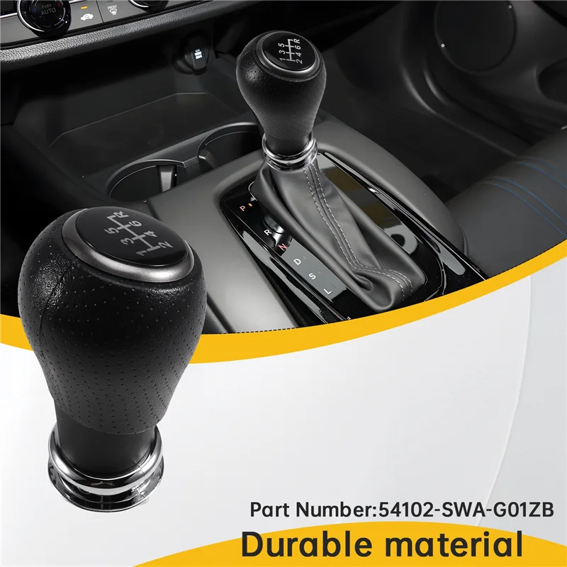 

Excellent-6 Speed Gear Shift Knob For Honda CR-V IV 2012-2018 54102-SWA-G01ZB LHD