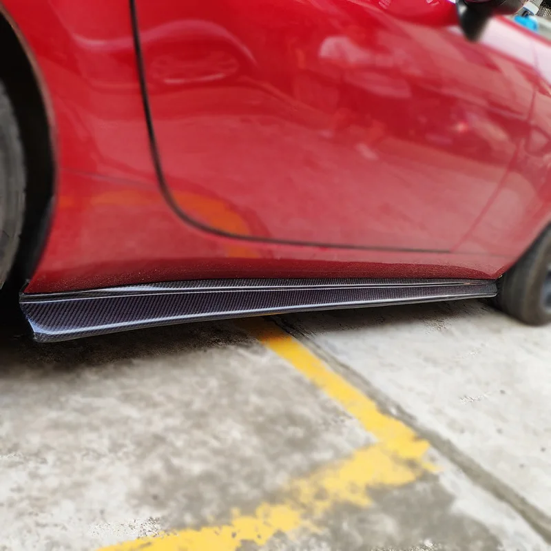 SAAR For Mazda MX5 ND RF (Miata) - تنانير جانبية من ألياف الكربون، مجارف صغيرة محيطية وجانبية إضافية #3