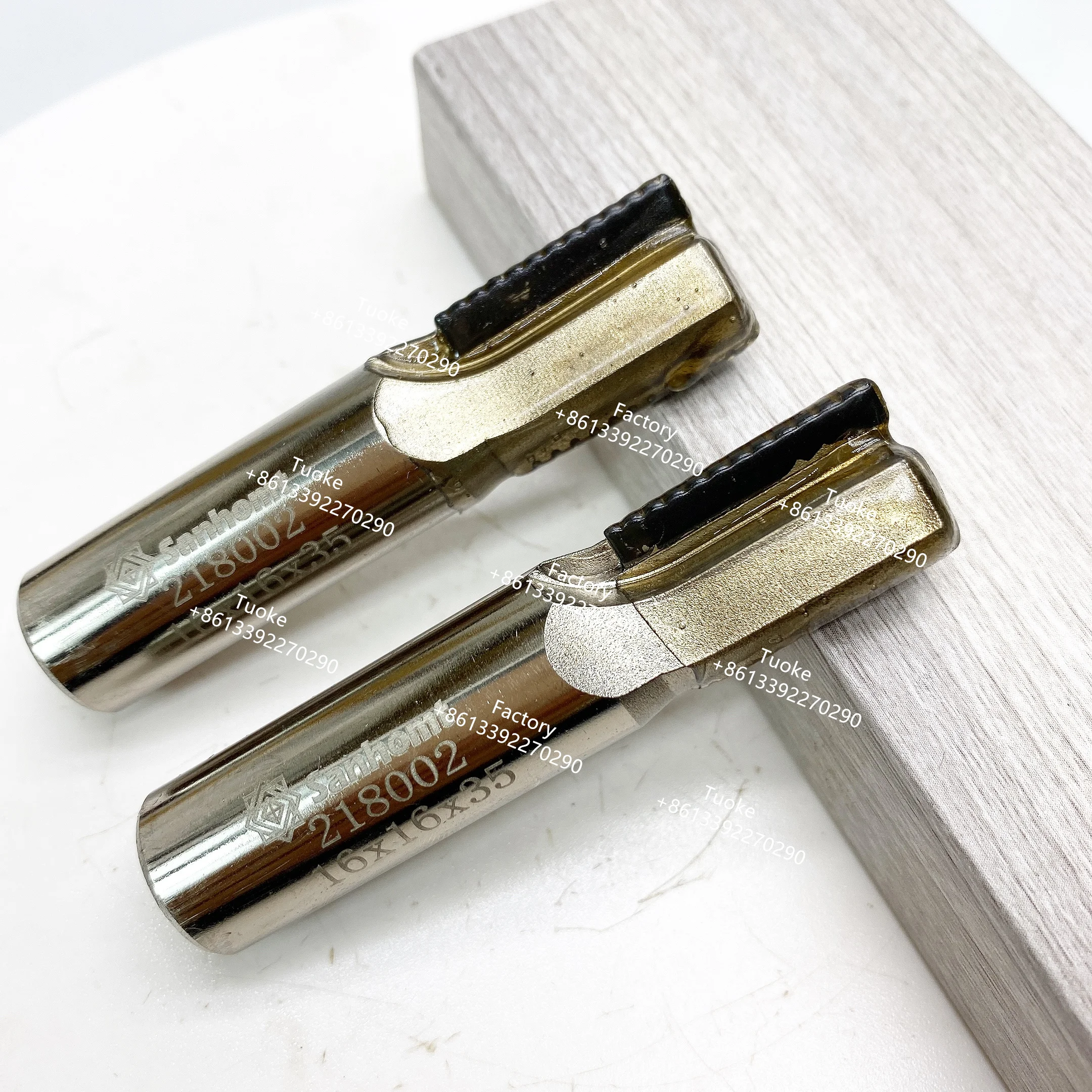 Tuoke SHT218 Hot Sell Diamond Tools TCT Woodworking Cutter Head Wood Shaper Knives Diamond High Speed Straight Knife