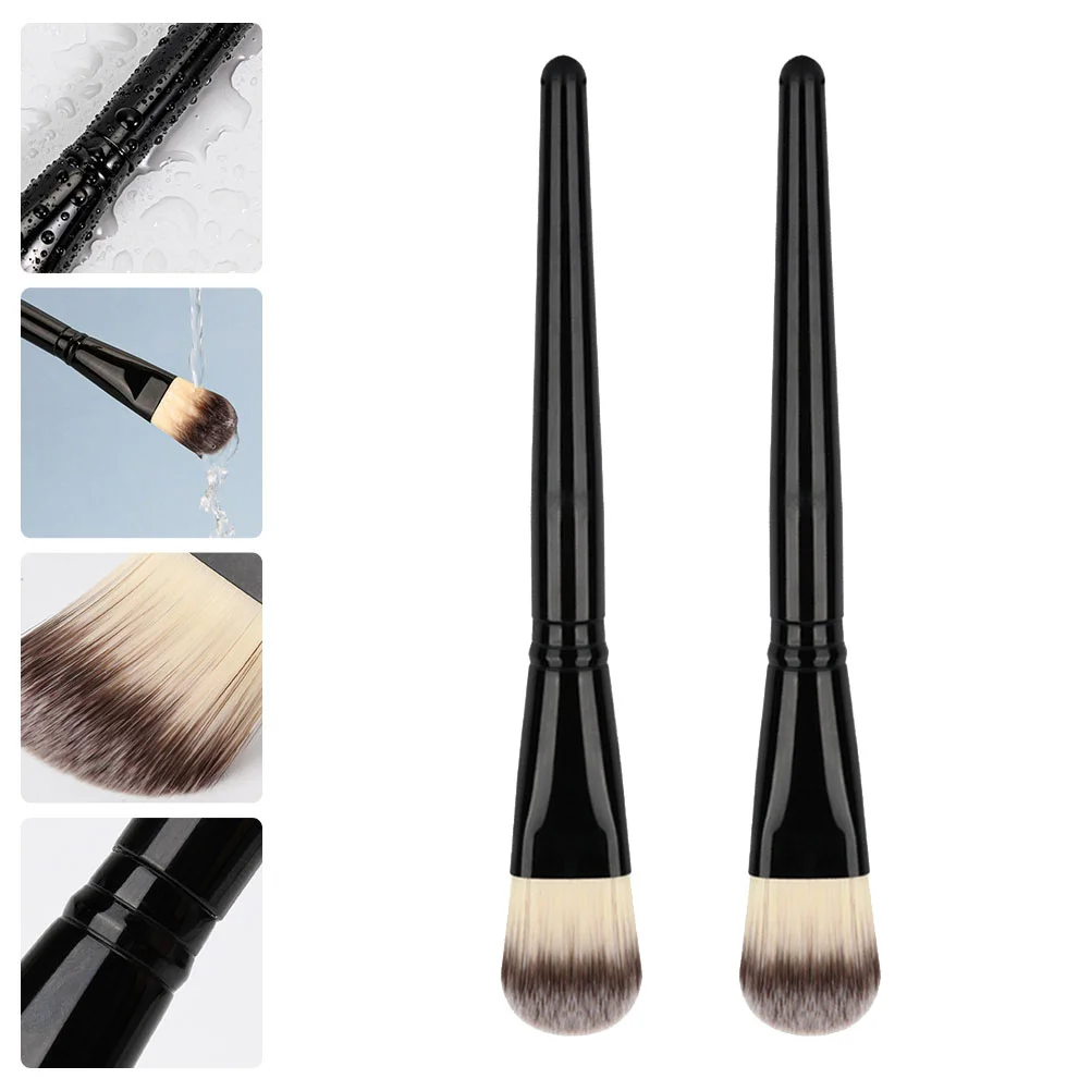 

2pcs Face Mask Brush Nylon Hair Facial Applicator Tools Mud Mask Spreader Clay Essence Body Lotion Butter Smooth Application