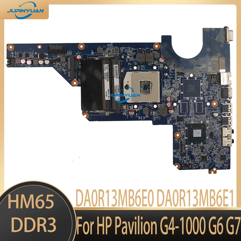 

636373-001 636373-501 636373-601 для ноутбука HP Pavilion G4-1000 G6 G7, материнская плата HM65 DA0R13MB6E0 DA0R13MB6E1 DDR3 100% протестирована