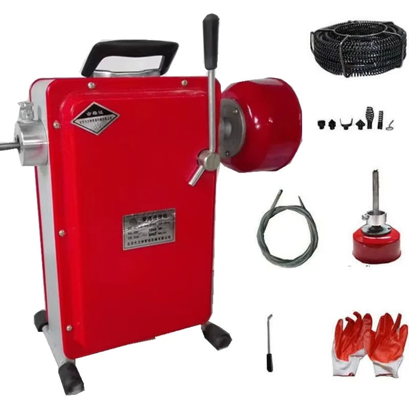

Electric Pipe Dredging Machine - Household Toilet & Sewer Unclogging Tool Professional Grade Pipe Cleaning Equipment