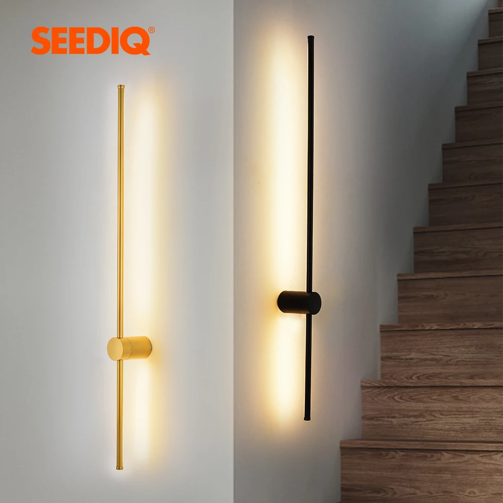 Lámpara de pared Led moderna, candelabro de pared para interiores, sala de estar, dormitorio, sofá, fondo, lámpara de pared larga