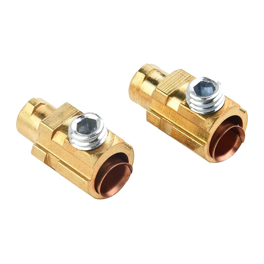 Accessories Hot New Parts Welding Cable connector for tig 2pcs Adaptor Black DKJ10-25 Joint Pair Panel for plasma