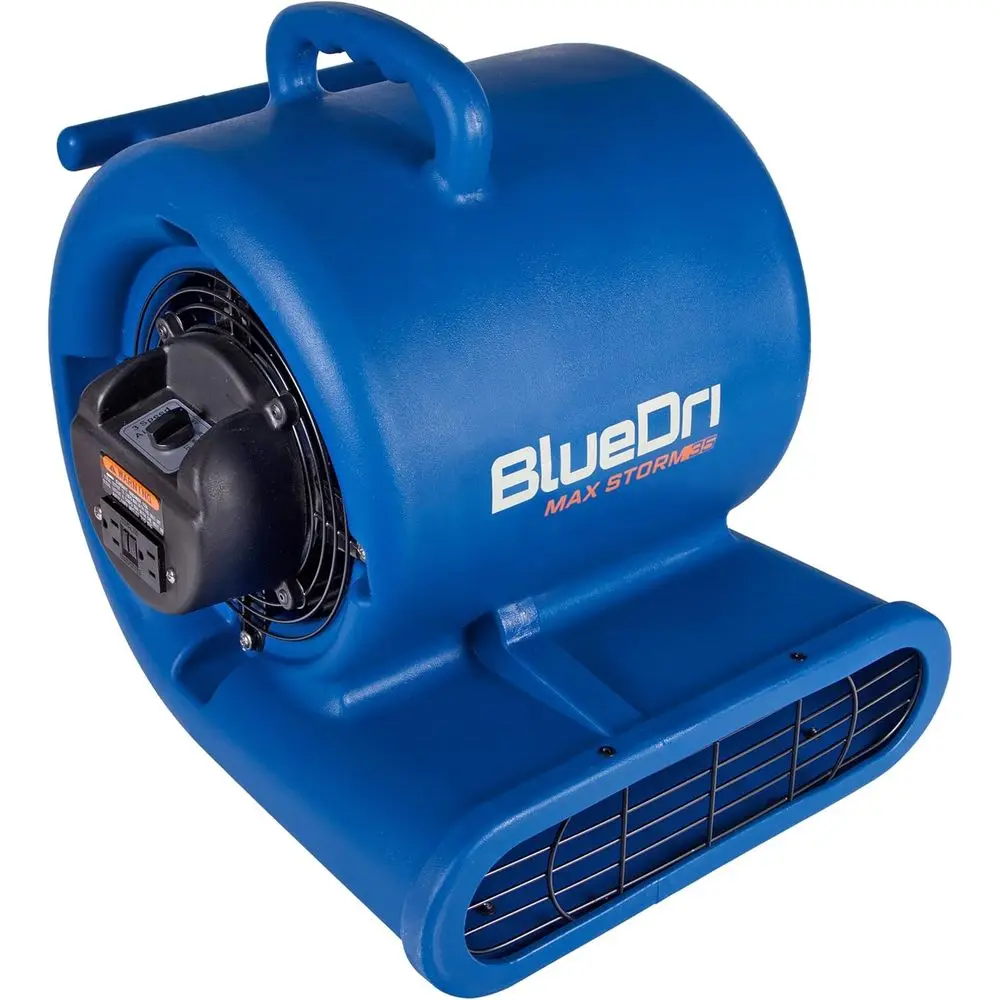 

Max 35 1/3 HP 2900 CM Air Mover Blower loor an or Industrial Water Damage lood Restoration Carpet and loor Drying Blower an, Blu