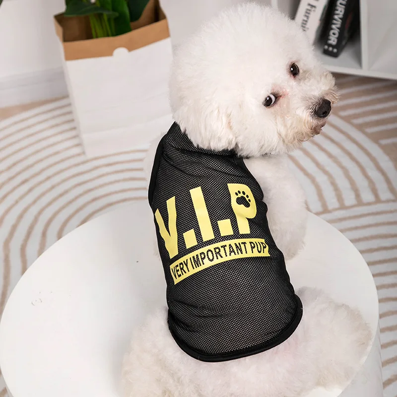 Summer Ultra Brethable Sports Vest Clothing For Dogs Cat Chihuahua Bulldog Lovely Pet Clothes For Small Dog Puppy Costumes Shirt