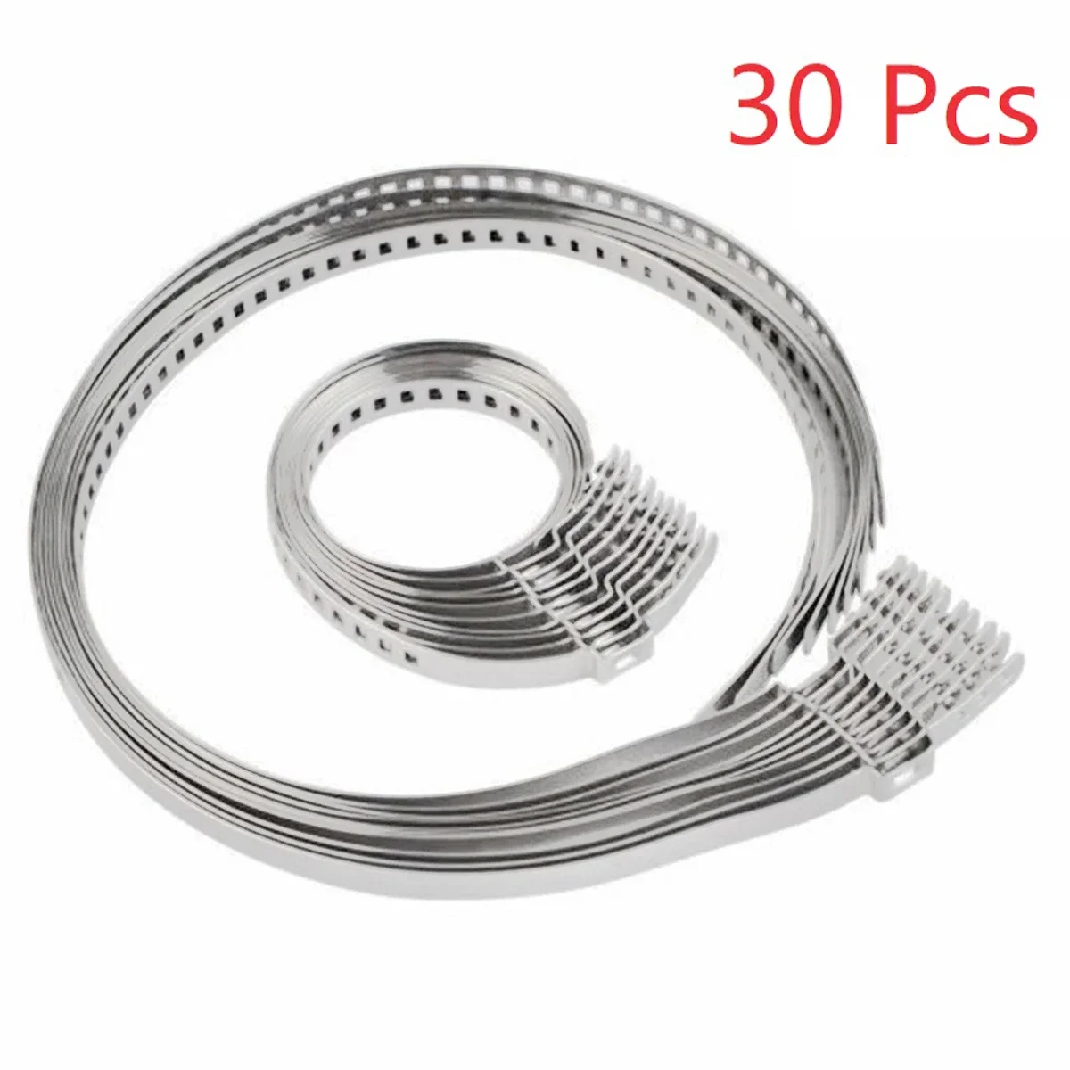 

30pcs Adjustable CV Joint Boot Crimp Clamp Stainless Steel Universal CV Boot Crimp Drive Shaft Joint Kit for Most Vehicle Car
