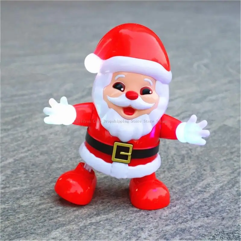 سانتا الراقص مع الموسيقى والأضواء، سانتا الراقص التفاعلي مع حركات الرقص الرشيقة، سهلة الإعداد الكهربائية المتحركة لعيد الميلاد