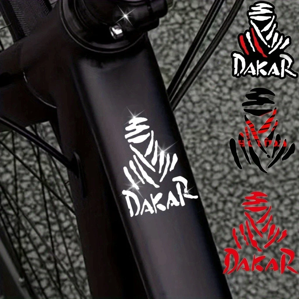 Dakar Rally Off Road Reflective PVC Sticker Waterproof Motorsport Decal Accessories For Bike Motorcycle Body Ornament view 2