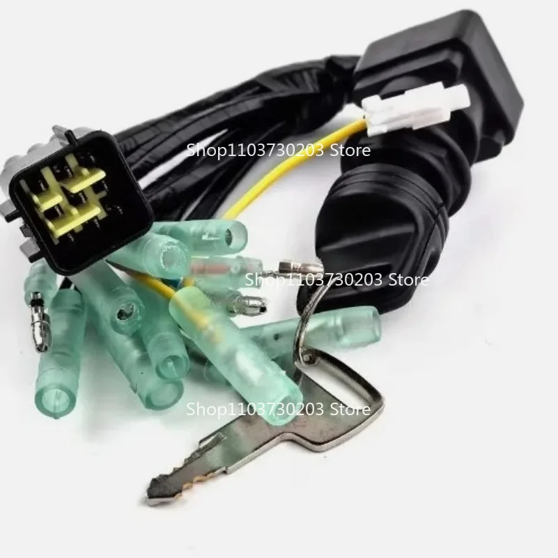 6X4 - 8 2510-01 - 00 Outboard Key Start Switch for Yamaha Ignition