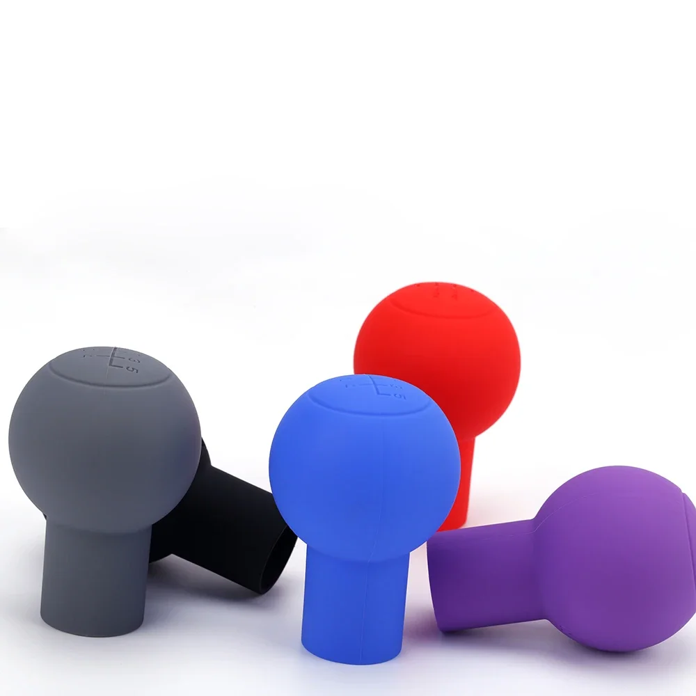 Universal Durable Soft Silicone Round Shift Knob Cover Suitable Many Models Such As for Volkswagen Manual Lever Shift Knob