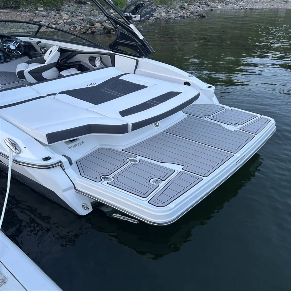 

2018 Monterey 238 SS Surf Swim Platform Step Pad Boat EVA Foam Teak Deck Floor SeaDek Gatorstep Style Самоклеящаяся V426 K9H2