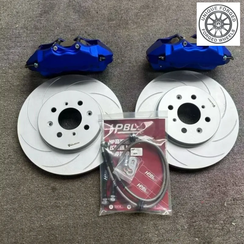 26 StyleFactory Wholesale SPOON Style 4 Piston Brake Caliper Custom Logo Color Big Brake Kit For Honda GE8 GK5 GD3 EG6 EG9 DC2 D