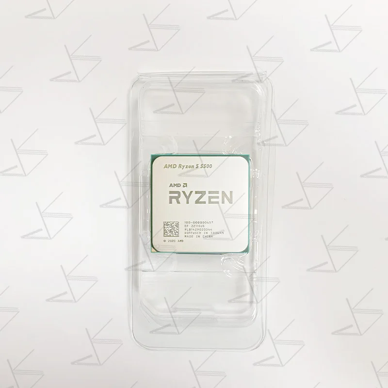 AMD Ryzen 5 5500 R5 5500 3,6 GHz 6-Core 12-Thread CPU-Prozessor 7NM L3=16M 100- 000000457   Sockel AM4 Kein Lüfter