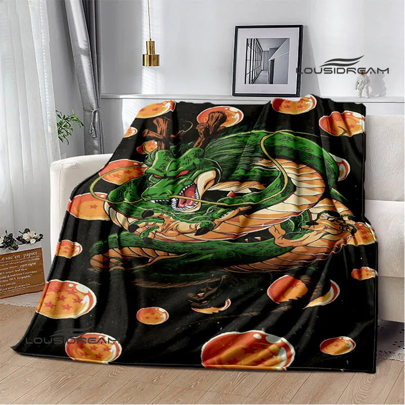 3D D-Dragon-B-Ball cartoon printed blanket Picnic blanket Warm Flannel blankets Home bed linings blankets for beds Birthday Gift