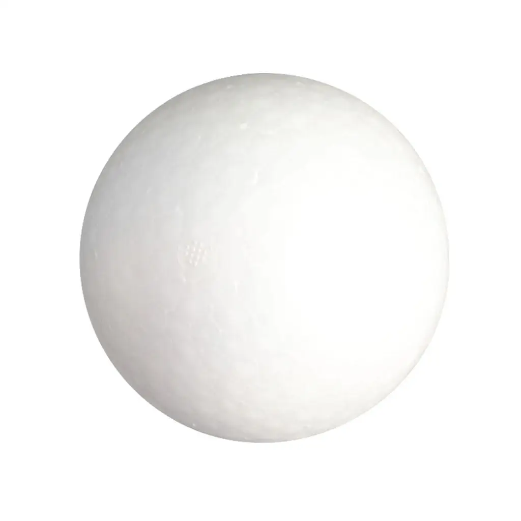 

White Solid Polystyrene Foam Balls Easter Eggs Styrofoam Craft Kids New