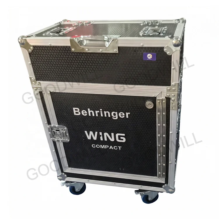 ATA Flight Case, Aluminum Frame Plywood Road Case, 3 Lips Design Aviation Case, Waterproof Transport Tool Storage Case