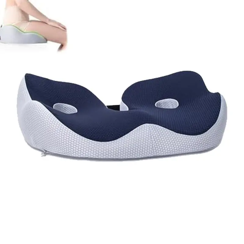 Chair Seat Cushion Soft Adjustable Desk Chair Cushion Comfortable Ergonomic Seat Cushion For Desk Chairs Car Seats Wheelchairs