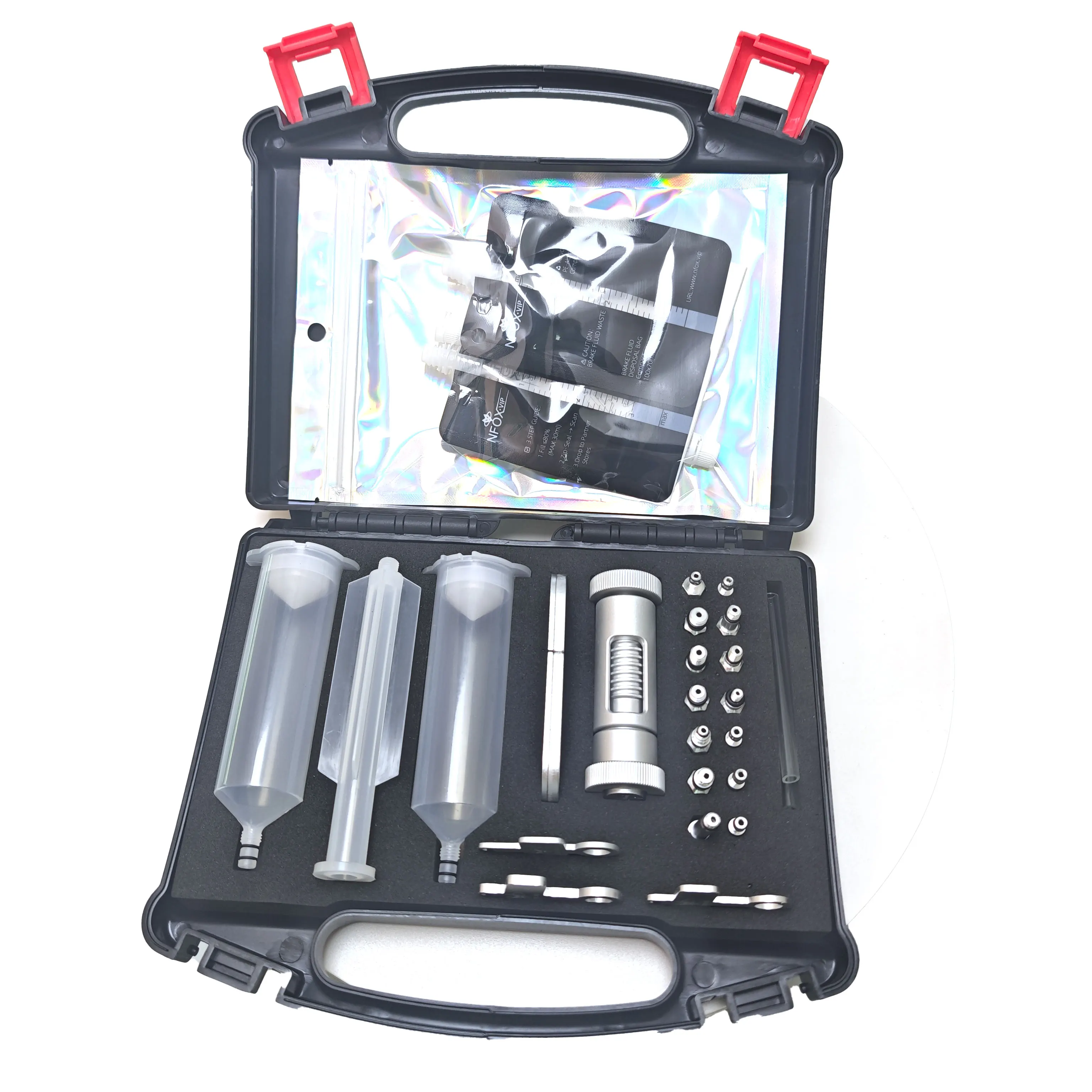 NFOX PRO 2025 New Hydraulic Disc Brake Bleed Exhaust Repair Tool Kit Set Professional Universal for E Bike Bicycle Motorcycle