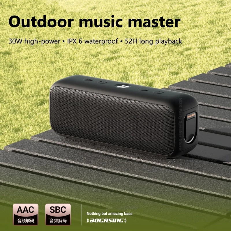 

Bluetooth Speakers Subwoofer Desktop Computer Audio Outdoor HIFI Speaker Portable Wireless 30W High Power-high Sound Quality