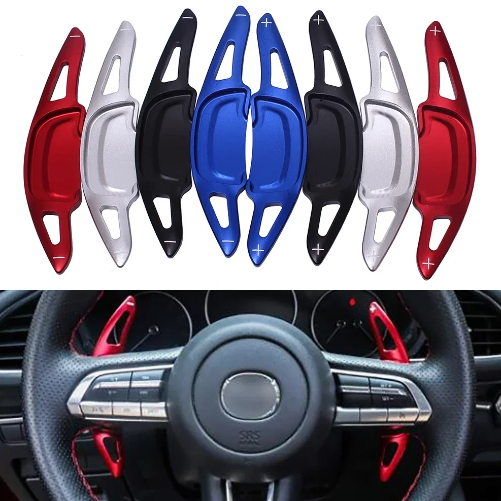 

Car Steering Wheel Shift Paddle Shifter car accessories tools for Mazda Mazda3 Axela CX30 CX-30 2020 2021 Steering Wheel Hubs