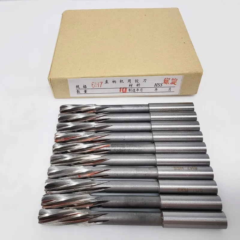 Imagem -03 - Haste Reta Spiral Groove Machine Reamer Corte Preciso da Máquina-ferramenta Chuck Hole Expansão Hss h7 320 mm