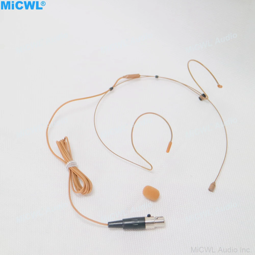 SL2 브라운 더블 이어 후크 헤드셋 마이크, AKG Samson Gemini TA3F Mini XLR 무선 마이크 시스템 교체 오리지널