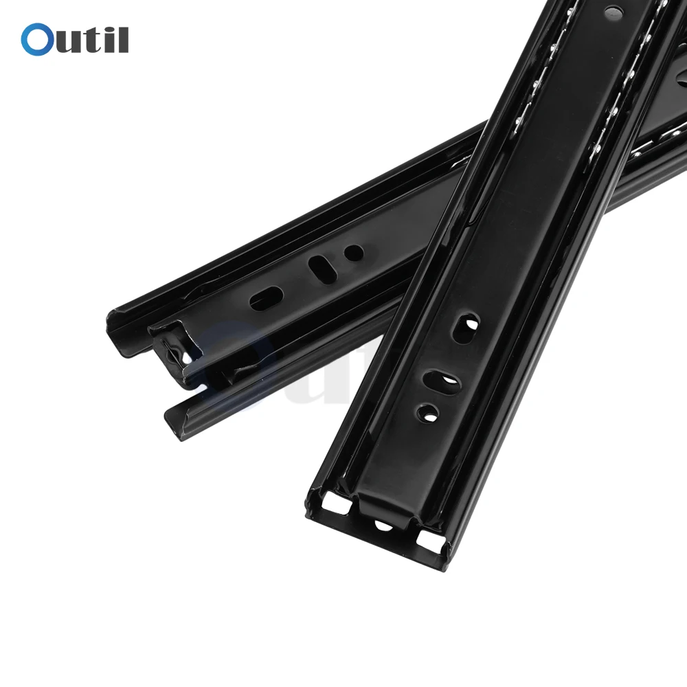 12/14/16 بوصة قسمين الشرائح درج المسار السكك الحديدية الباردة المتداول الصلب أدراج الشريحة 2 طريقة انزلاق المسارات أدوات الكمبيوتر #4