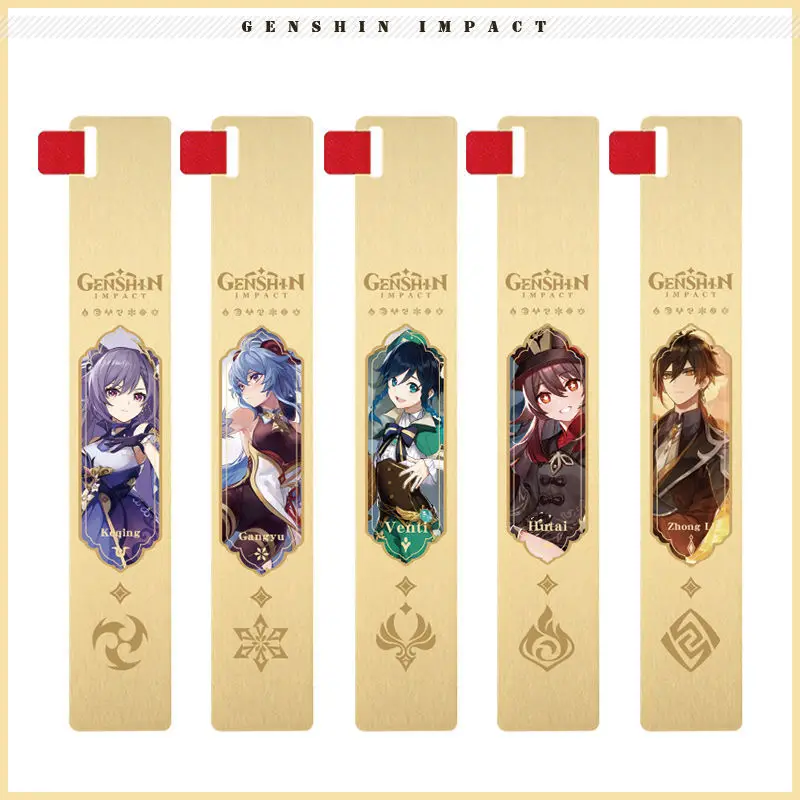 

Genshin Impact Surrounding Game Anime Metal Bookmark