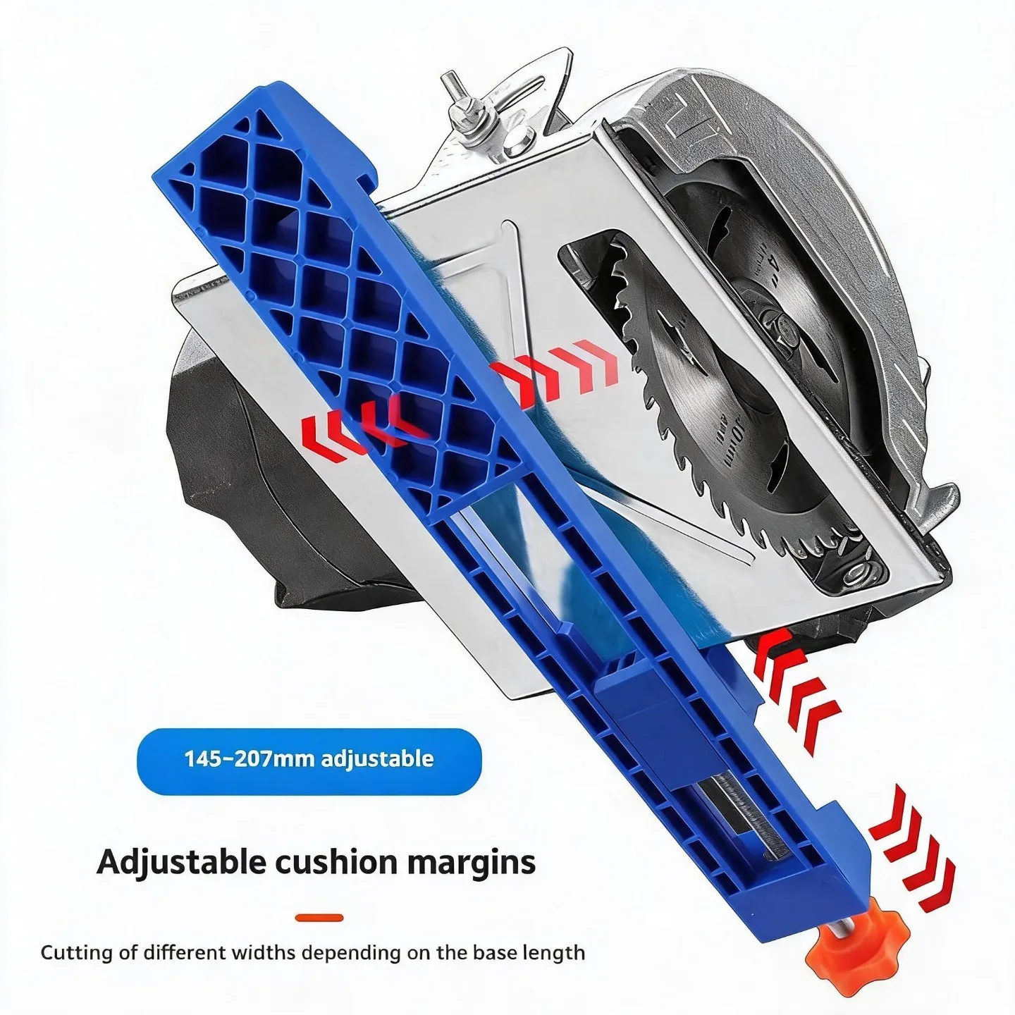 

Adjustable Circular Saw Guide Rail - Portable Woodworking Cutting Tool for Electric Cutter, Anti-Slip Fixing Clamp Fixture