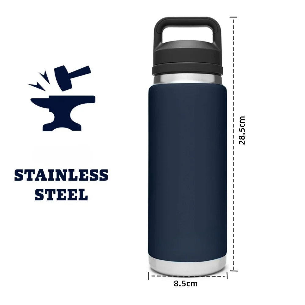 Vacuum Flasks Tumbler Water Bottle, Stainless Steel Vacuum Insulated with Lid, Leakproof & Packable for Travel & Sports BPA-Free