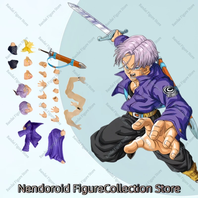 Nueva Figura de Acción de Anime Demoniacal Fit Dragon Ball Z SHF Trunks Super Saiyan Hijo del Futuro Liberando el Futuro, Modelo de Juguete