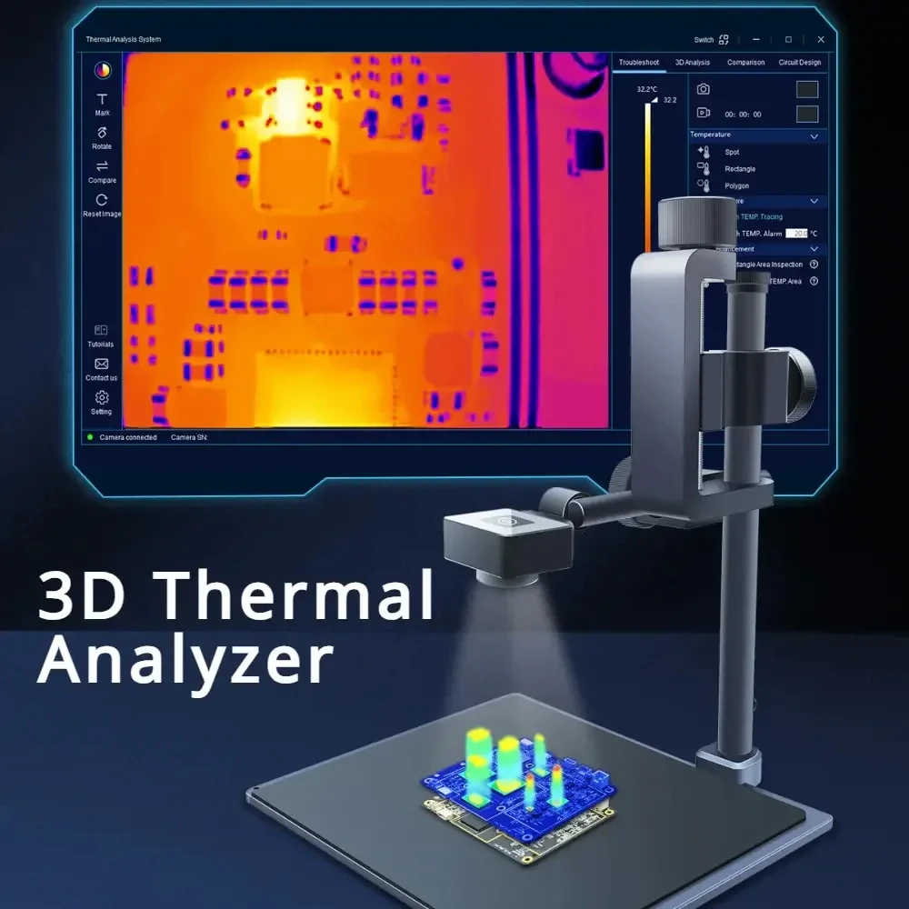 

A-BF RX-F500 Thermal Imager Analyzer 256*192 PCB Circuit Board Repair Testing Tool 3D Thermal Imaging Camera Tooltop