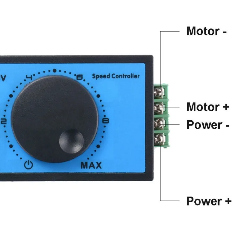 PWM Motor Speed Controller DC 10-60V 12V 24V 48V 20A PWM DC Motor Speed Controller Soft Start Switch Adjustable Drive Module