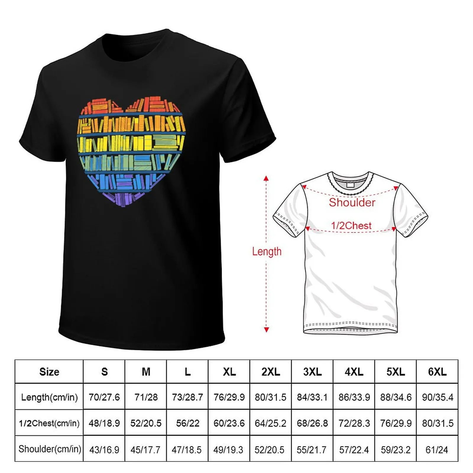 Love for Knowledge T-Shirt Large Size Short Sleeve T-Shirt